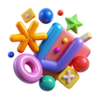 impressive traditional Math Symbols in Bright Colors Cutout Transparent for Playful Design authentic png