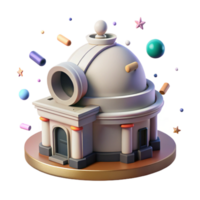 serene modern Mayan Observatory Building Cutout for Astronomy History high quality png
