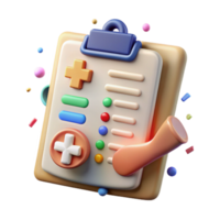 dramatic creative Medical Chart Patient Data Icon Transparent for Clinic Use authentic png