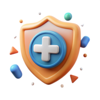 wonderful traditional Medical Insurance Coverage Icon Isolated for Healthcare Costs professional png