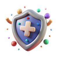 vibrant traditional Medical Insurance Coverage Icon Isolated for Healthcare Costs png