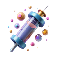 beautiful contemporary Medical Syringe Injection Transparent Background for Healthcare Projects high quality png
