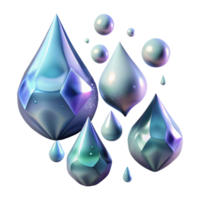 stunning modern Melting Ice Water Drops Isolated genuine png