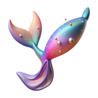 magnificent abstract Mermaid Tail Gradient Ombre Effect Isolated high resolution png