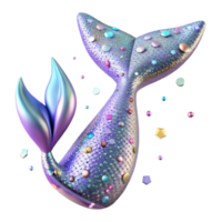 impressive minimalist Mermaid Tail Pattern for Fabric Printing Transparent Background png