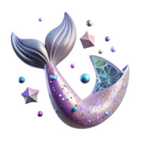 impressive artistic Mermaid Tail Graphic for Design Needs premium png
