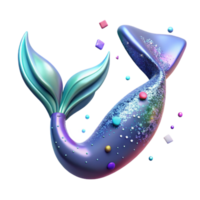 wonderful abstract Mermaid Tail Graphic for Design Needs detailed png
