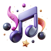 beautiful vintage Music Note Cutout for Scalable Music Graphics authentic png