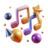 dramatic rustic Music Shape Symbols Isolated for Musical Scores original png