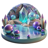 vibrant creative Mystical Lake Reflection Transparent for Nature Photography exclusive png