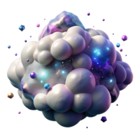 stunning modern Nebula Cloud Formation Isolated for Science Presentations high resolution png