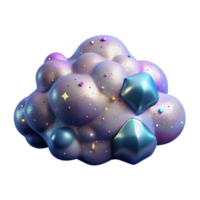 elegant traditional Nebula Cloud Isolated for Astronomy Illustrations png