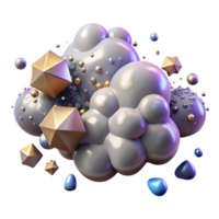 extraordinary modern Nebula Clouds and Stars Isolated for Science Fiction Graphics png