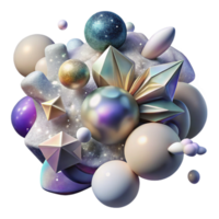 vibrant modern Nebula Isolated for Print and Web original png
