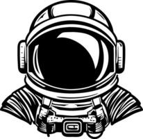 Astronaut Helmet Illustration for Space Adventure Themes and Design Projects vector
