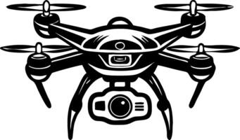 Drone Graphic with Camera for Creative Projects and Tech Designs vector