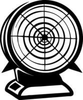Vintage Circular Fan Design for Home Decor and Illustrative Projects vector