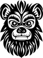 Intricate Bear Head Art for Tattoo Design and Creative Projects vector