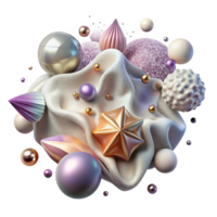 wonderful modern Nebula Transparent Background Pattern for Textile Design detailed png