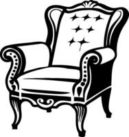 Elegant Vintage Armchair Design for Home Decor and Creative Projects vector