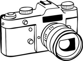 Vintage Camera Illustration Ideal for Themes and Creative Design Projects vector