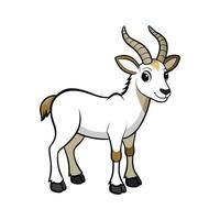 Addax Antelope Artistic Outline Design vector