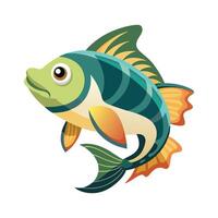 Elegant Artwork of Flotsam Fish vector