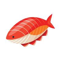 Charming Design of Flotsam Fish. vector