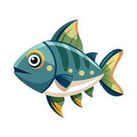Charming Design of General Finn Fish vector