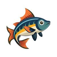 Dynamic Artwork of General Finn Fish. vector