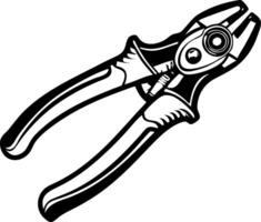 Detailed Illustration of Professional Pliers for Tools and DIY Projects vector