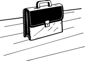 Stylish Briefcase Illustration for Professional Use and Creative Projects vector