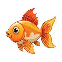 Dynamic Artwork of Goldie Fish vector