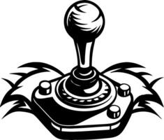 Retro Arcade Joystick for Gaming Nostalgia and Vintage Style Tattoo Designs vector