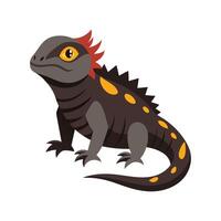 Spiny Chuckwalla Unique Design on White Background vector