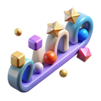 impressive modern Number Line Transparent Background for Elementary Math png