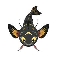 Upside Down Catfish Synodontis Nigriventris vector