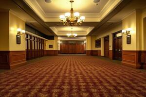 The carpet is red photo