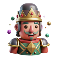 elegant abstract Nutcracker Face Wooden Toy Soldier Cutout genuine png