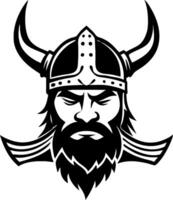 Bold Viking Warrior Helmet Design for Tattoos Crafts and Graphic Projects vector