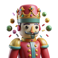 magnificent abstract Nutcracker Soldier Christmas Figure Decor Cutout premium png