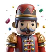 stunning modern Nutcracker Soldier Festive Uniform Isolated for Holiday Decorations premium png