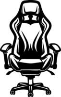 Ergonomic Gaming Office Chair for Modern Workspace and Home Office Design vector