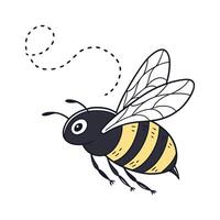 Beautiful Bumblebee Graphic Design vector
