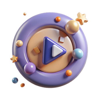 meraviglioso astratto pausa pulsante media giocatore ui elemento trasparente per sito web design esclusivo png