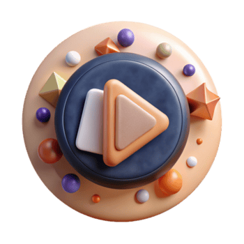 sbalorditivo classico pausa pulsante media giocatore ui elemento trasparente per sito web design dettagliato png