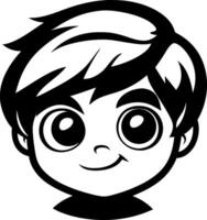 Cute Cartoon Boy Character Illustration Ideal for Kids Art Projects and Coloring Books vector