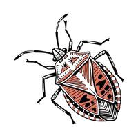Beautiful Dolycoris Baccarum Design vector