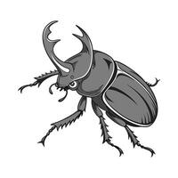 Creative Dung Beetle Graphic 2 vector