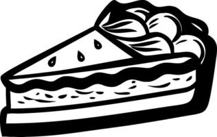 Delicious Slice of Cake with Whipped Cream Graphic for Culinary Designs vector